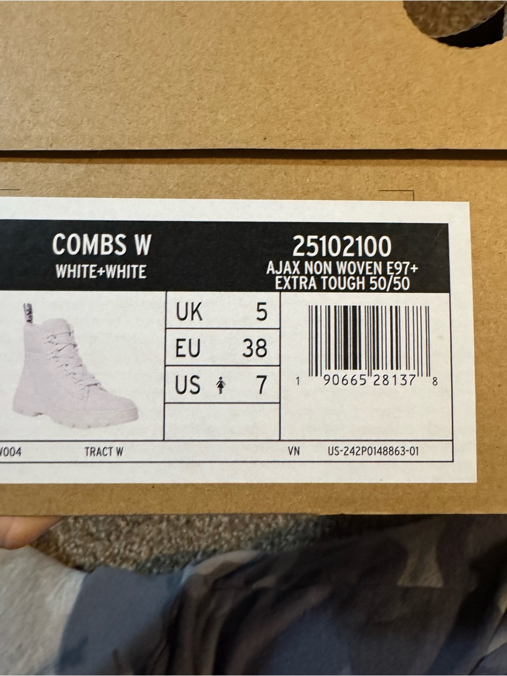 Dr. Martens Combs White